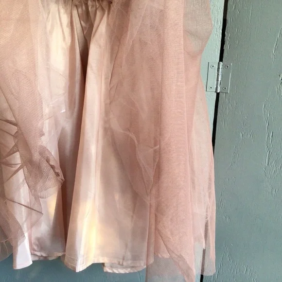 Zenzi Girls' Sleeveless Party Dress - Dusty Pink - Picture 4 of 6